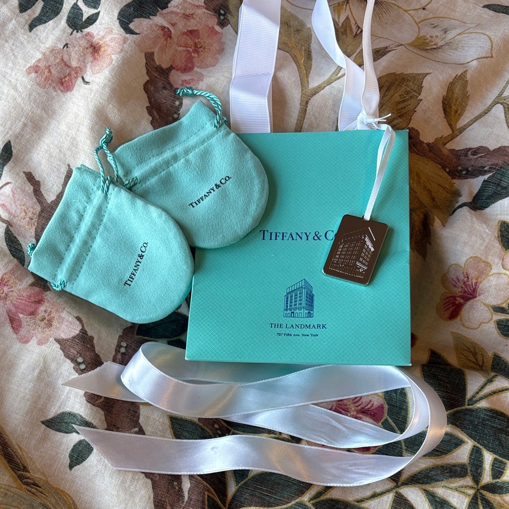 Tiffany Gift Bag with Velvet Pouches and Charm